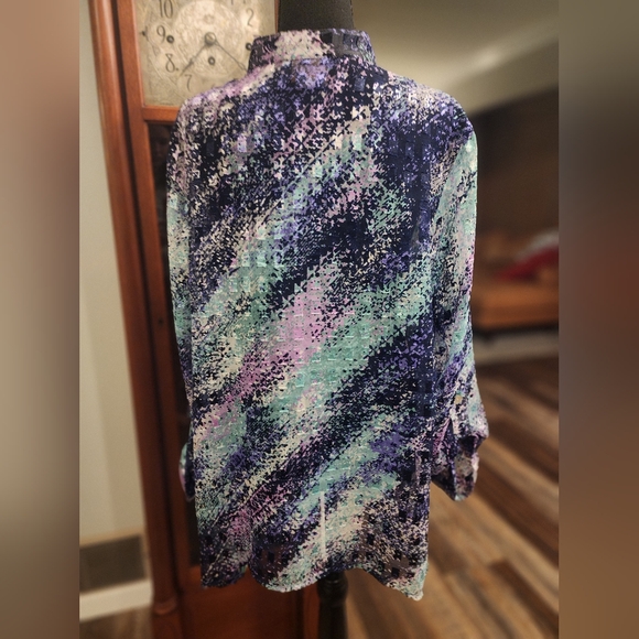 Ruby Rd purple tunic, size large - Picture 4 of 6